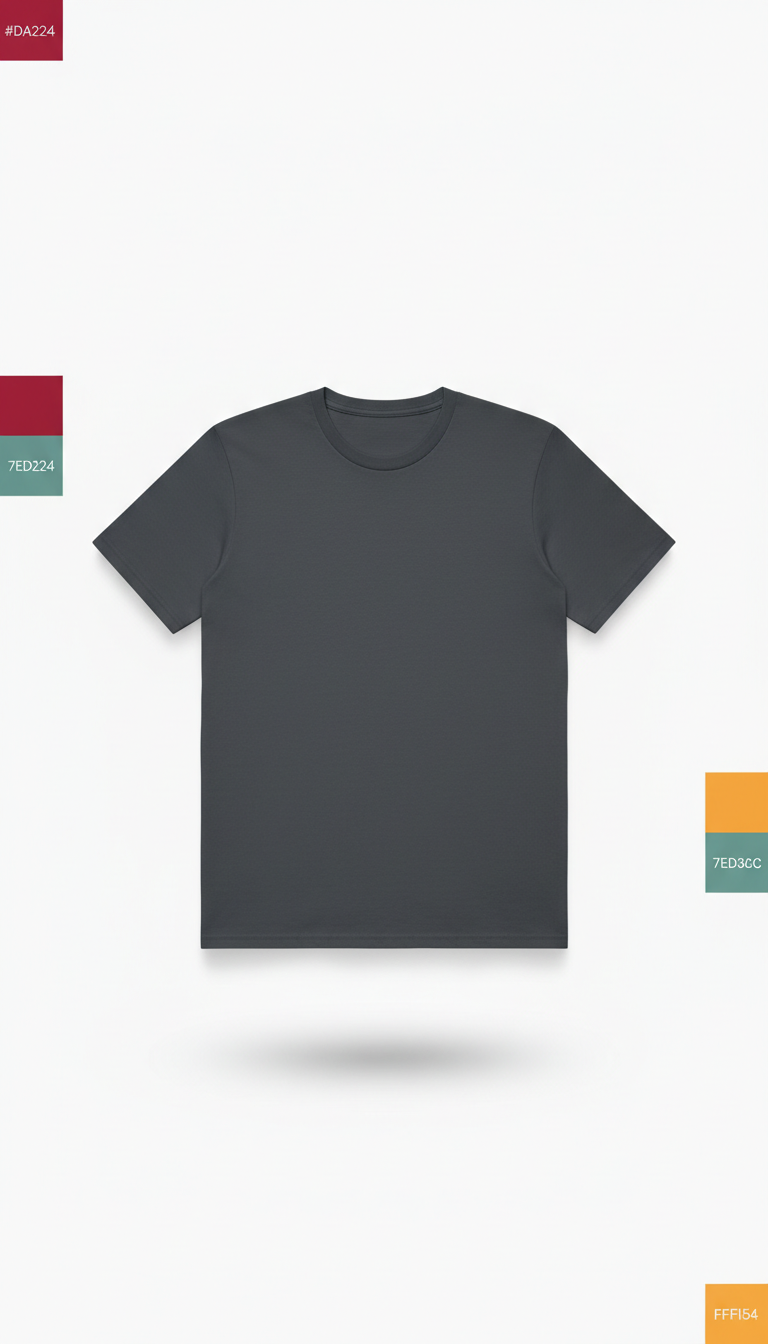 Cotton Blend Crew Tee
